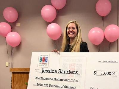 Jessica Sanders Day - New Mexico Teacher of the Year