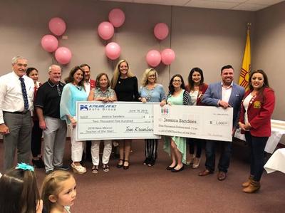 Jessica Sanders Day - New Mexico Teacher of the Year